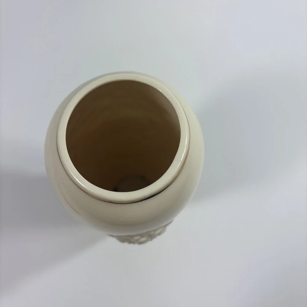 Vintage Lenox Vase Cream Gold Trim 7 Inches